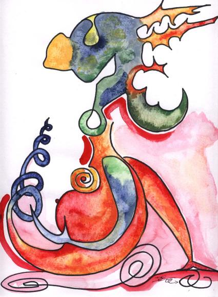 Douleur d'une femme enceinte
